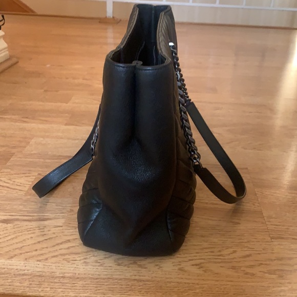 Vintage YSL Black Chevron Tote - Picture 7 of 16